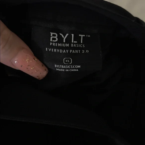 Mens casual pants black & grey - Picture 6 of 11